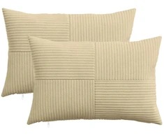 Pagalvėlės užvalkalas 2 pcs ALMELO Pilkai žalia 30 x 50 cm