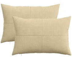 Pagalvėlės užvalkalas 2 pcs ALMELO Pilkai žalia 50 x 80 cm