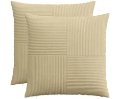 Pagalvėlės užvalkalas 2 pcs ALMELO Pilkai žalia 65 x 65 cm