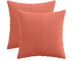 Pagalvėlės užvalkalas 2 pcs ALMELO Raudona oranžinė 30 x 30 cm