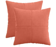 Pagalvėlės užvalkalas 2 pcs ALMELO Raudona oranžinė 50 x 50 cm
