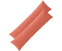 Pagalvėlės užvalkalas 2 pcs ALMELO Raudona oranžinė 40 x 145 cm