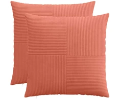 Pagalvėlės užvalkalas 2 pcs ALMELO Raudona oranžinė 55 x 55 cm