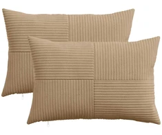 Pagalvėlės užvalkalas 2 pcs ALMELO Ruda 30 x 50 cm mančester