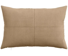 Pagalvėlės užvalkalas 2 pcs ALMELO Ruda 30 x 50 cm mančester