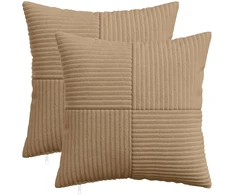 Pagalvėlės užvalkalas 2 pcs ALMELO Ruda 35 x 35 cm mančester