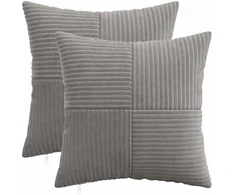 Pagalvėlės užvalkalas 2 pcs ALMELO Šviesiai pilka 30 x 30 cm