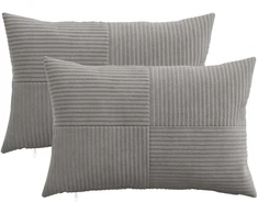 Pagalvėlės užvalkalas 2 pcs ALMELO Šviesiai pilka 50 x 70 cm