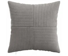 Pagalvėlės užvalkalas 2 pcs ALMELO Šviesiai pilka 35 x 35 cm