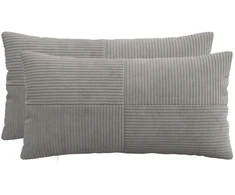Pagalvėlės užvalkalas 2 pcs ALMELO Šviesiai pilka 40 x 70 cm