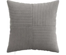 Pagalvėlės užvalkalas 2 pcs ALMELO Šviesiai pilka 30 x 30 cm