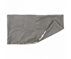 Pagalvėlės užvalkalas 2 pcs ALMELO Šviesiai pilka 40 x 80 cm