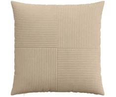 Pagalvėlės užvalkalas 2 pcs ALMELO Taupe 60 x 60 cm mančester
