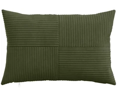 Pagalvėlės užvalkalas 2 pcs ALMELO Žalia 40 x 60 cm mančester