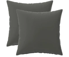 Pagalvėlės užvalkalas 2 pcs HEERLEN Antracito 40 x 40 cm
