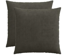 Pagalvėlės užvalkalas 2 pcs HEERLEN Antracito 55 x 55 cm