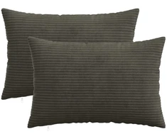 Pagalvėlės užvalkalas 2 pcs HEERLEN Antracito 50 x 75 cm