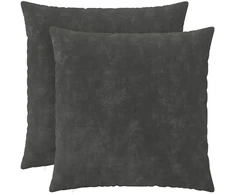Pagalvėlės užvalkalas 2 pcs HEERLEN Antracito 55 x 55 cm