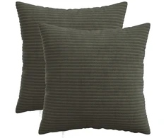 Pagalvėlės užvalkalas 2 pcs HEERLEN Antracito 45 x 45 cm