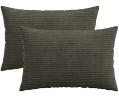 Pagalvėlės užvalkalas 2 pcs HEERLEN Antracito 50 x 80 cm