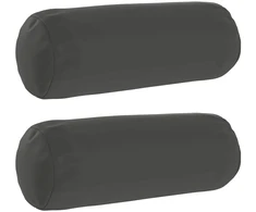 Pagalvėlės užvalkalas 2 pcs HEERLEN Antracito Ø 15 x 40 cm
