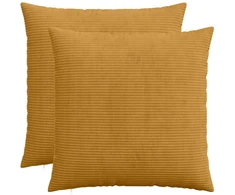 Pagalvėlės užvalkalas 2 pcs HEERLEN Geltona 80 x 80 cm