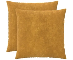 Pagalvėlės užvalkalas 2 pcs HEERLEN Geltona 65 x 65 cm