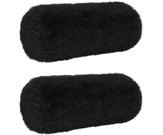 Pagalvėlės užvalkalas 2 pcs HEERLEN Juoda Ø 15 x 40 cm
