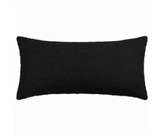 Pagalvėlės užvalkalas 2 pcs HEERLEN Juoda 40 x 70 cm Bouclé
