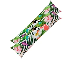 Pagalvėlės užvalkalas 2 pcs HEERLEN Juoda 40 x 145 cm