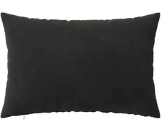 Pagalvėlės užvalkalas 2 pcs HEERLEN Juoda 30 x 50 cm Aksomas
