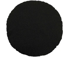 Pagalvėlės užvalkalas 2 pcs HEERLEN Juoda Ø 40 cm Bouclé