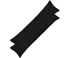 Pagalvėlės užvalkalas 2 pcs HEERLEN Juoda 40 x 145 cm Bouclé
