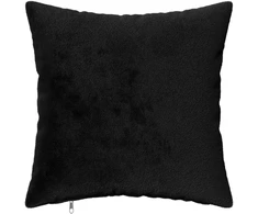 Pagalvėlės užvalkalas 2 pcs HEERLEN Juoda 30 x 30 cm Flanelė