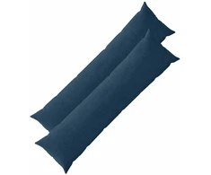 Pagalvėlės užvalkalas 2 pcs HEERLEN Jūrinė mėlyna 40 x 145 cm