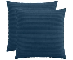 Pagalvėlės užvalkalas 2 pcs HEERLEN Jūrinė mėlyna 60 x 60 cm