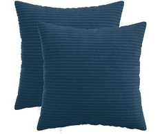Pagalvėlės užvalkalas 2 pcs HEERLEN Jūrinė mėlyna 35 x 35 cm