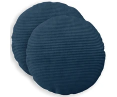 Pagalvėlės užvalkalas 2 pcs HEERLEN Jūrinė mėlyna Ø 40 cm