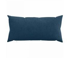 Pagalvėlės užvalkalas 2 pcs HEERLEN Jūrinė mėlyna 40 x 80 cm