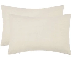 Pagalvėlės užvalkalas 2 pcs HEERLEN Kreminė 40 x 60 cm Bouclé