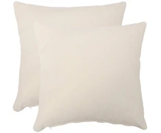 Pagalvėlės užvalkalas 2 pcs HEERLEN Kreminė 60 x 60 cm Bouclé