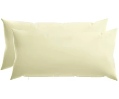 Pagalvėlės užvalkalas 2 pcs HEERLEN Kreminė 40 x 80 cm