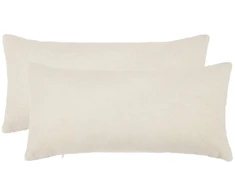 Pagalvėlės užvalkalas 2 pcs HEERLEN Kreminė 40 x 70 cm Bouclé