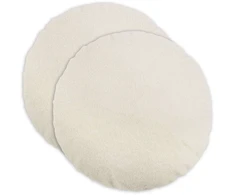 Pagalvėlės užvalkalas 2 pcs HEERLEN Kreminė Ø 60 cm Bouclé