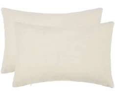 Pagalvėlės užvalkalas 2 pcs HEERLEN Kreminė 30 x 50 cm Bouclé