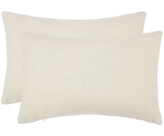 Pagalvėlės užvalkalas 2 pcs HEERLEN Kreminė 50 x 75 cm Bouclé