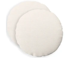 Pagalvėlės užvalkalas 2 pcs HEERLEN Kreminė Ø 40 cm mančester