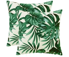 Pagalvėlės užvalkalas 2 pcs HEERLEN Lapų raštas 50 x 50 cm