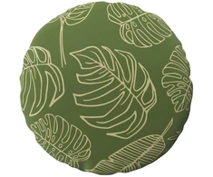 Pagalvėlės užvalkalas 2 pcs HEERLEN Lapų dizainas Ø 50 cm