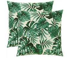 Pagalvėlės užvalkalas 2 pcs HEERLEN Lapų raštas 60 x 60 cm